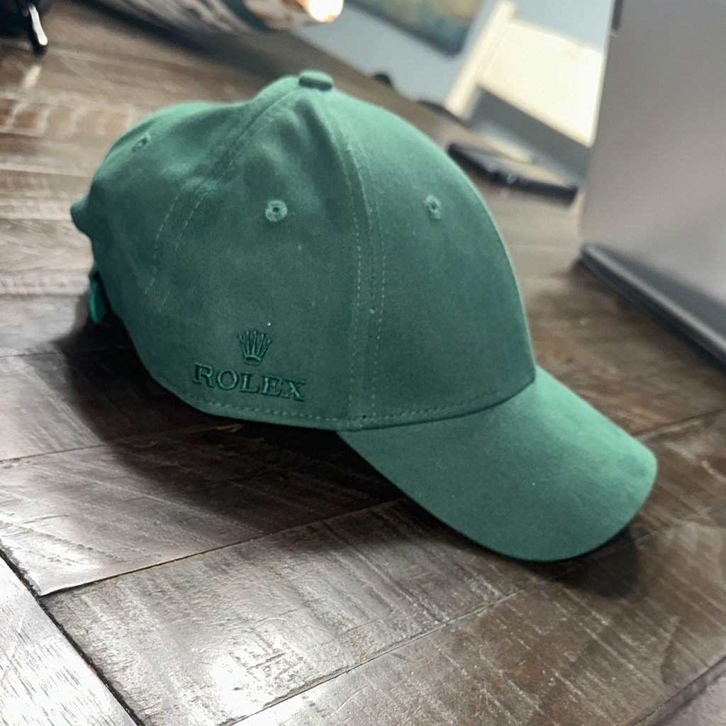 New Authentic Rolex Emerald Green Hat New Authentic Rolex Emerald Green Hat